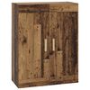 vidaXL Wall Cabinet Wall-Mounted Old wood 69.5 x 34 x 90 cm