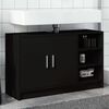 vidaXL Sink Cabinet Black 90x29x55 cm Engineered Wood