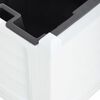 vidaXL Flower Box White 80x42.5x42 cm PP