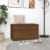 vidaXL Hall Bench 80x40x45 cm Brown Oak Engineered Wood