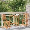 vidaXL Garden Chair Folding 2 pcs Oil Natural 40 x 42 x 85 cm