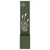 vidaXL Garden Privacy Screen Olive green 32 x 150 cm Cold-rolled steel
