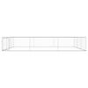 vidaXL Outdoor Dog Kennel Galvanised Steel 6x6x1 m