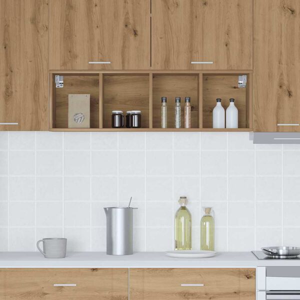 vidaXL Hanging Cabinet Artisan Oak 30 x 29.5 x 100 cm Engineered Wood