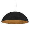 vidaXL Pendant Lamp Black and Gold Ø70 cm E27