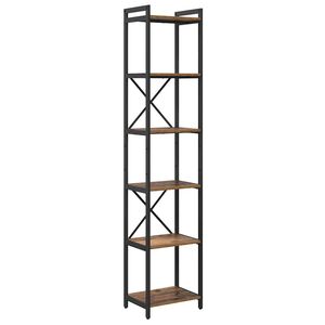 vidaXL Bookshelf Old wood 40 x 30 x 189.5 cm Engineered Wood