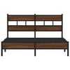 vidaXL Bed Frame without Mattress Brown Oak 160x200 cm Engineered Wood