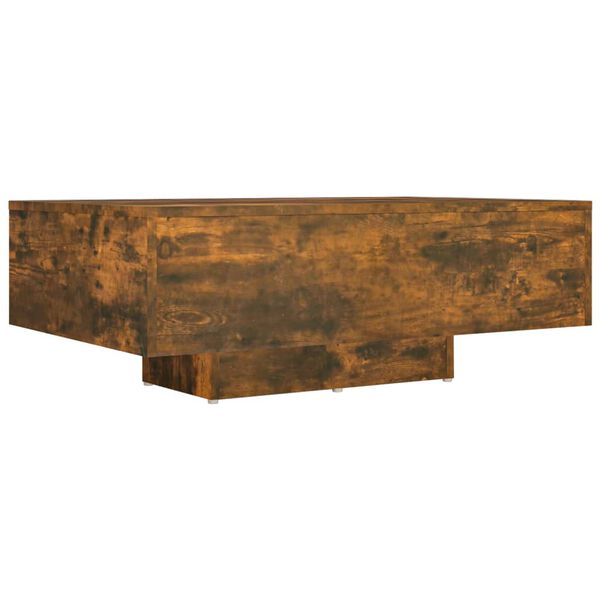 vidaXL Coffee Table Smoked Oak 85x55x31 cm Engineered Wood