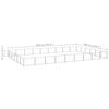 vidaXL Dog Kennel Silver 54 m² Steel