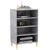 vidaXL Sideboard Concrete Grey 57x35x90 cm Engineered Wood
