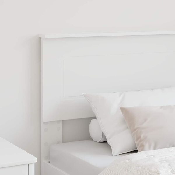vidaXL Headboard with Headboard White 90 cm Engineered wood