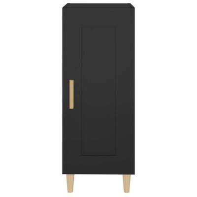 vidaXL Sideboard Black 34.5x34x90 cm Engineered Wood