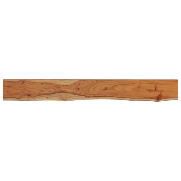 vidaXL Wall Shelf 180x20x3.8 cm Rectangular Solid Wood Acacia Live Edge