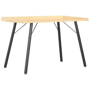 vidaXL Desk Oak 90x50x79 cm