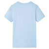 Kids' T-shirt Soft Blue Melange 128