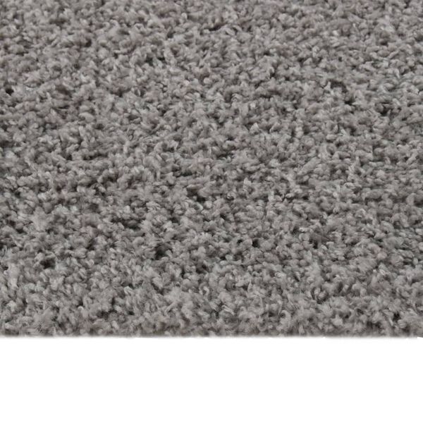 vidaXL Shaggy Rug High Pile Grey 160x230 cm
