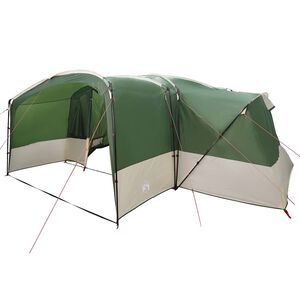 vidaXL Family Tent with Roof Green and White 760 x 645 x 230 cm