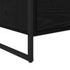 vidaXL Side Cabinet Black Oak 79 x 36 x 75 cm Engineered Wood