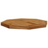 vidaXL Table Top 40x40x2.5 cm Octagonal Solid Wood Teak