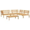 vidaXL 4 Piece Garden Pallet Sofa Set Solid Wood Acacia