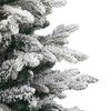vidaXL Artificial Hinged Christmas Tree White 150 cm PE and PVC
