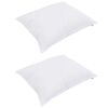 vidaXL Pillow with Pillow 2 pcs White 50 x 75 cm Cotton