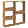 vidaXL Wall Cabinet Artisian Oak 80x15x80 cm Engineered Wood