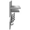 vidaXL Wall-Mounted Coat Rack with Shelf Grey Sonoma 90 x 15 x 36 cm