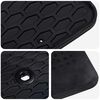 vidaXL Car Mat 2 pcs Black Rubber