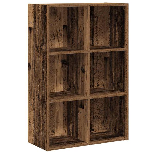 vidaXL Book Cabinet/Sideboard Old Wood 66x30x98 cm Engineered Wood