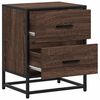 vidaXL Bedside Cabinets 2 pcs Brown Oak 40x31x50 cm Engineered Wood