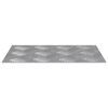 vidaXL Stair Tread Rectangular 2 pcs Silver 30 x 20 cm Aluminium