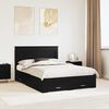 vidaXL Bed Frame with Drawer with Headboard Manual Engineered Wood