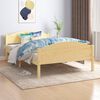 vidaXL Bed Frame without Mattress Solid Pine Wood 120x200cm
