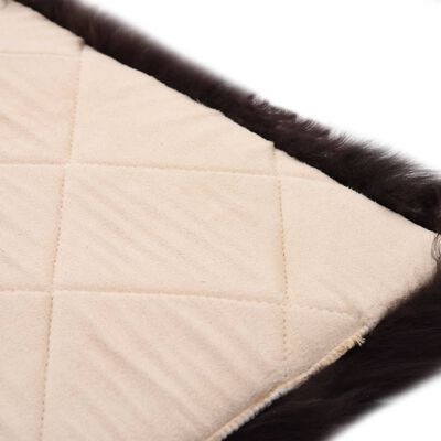 vidaXL Chair Pads 2 pcs Brown 40x40 cm Genuine Sheep Leather