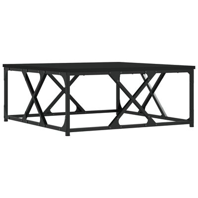 vidaXL Coffee Table Black 70x70x30 cm Engineered Wood