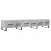 vidaXL TV Cabinet Concrete Grey 150x36x30 cm Engineered Wood