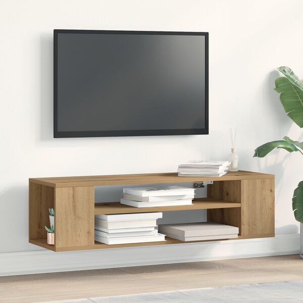 vidaXL TV Cabinet Artisian oak 100 x 30 x 26.5 cm Engineered Wood