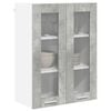 vidaXL Hanging Cabinet Concrete Grey 60 x 31 x 80 cm Engineered Wood