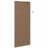 vidaXL Roller Blind with Curtains Manual Brown 90 x 220 cm Bamboo