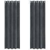 vidaXL Blackout Curtains 2 pcs Light Grey 140 x 245 cm Velvet