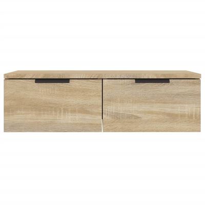 vidaXL Wall Cabinets 2 pcs Sonoma Oak 68x30x20 cm Engineered Wood