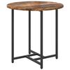 vidaXL Side Table Set 2 pcs Smoked Oak and Black