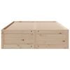 vidaXL Bed Frame without Mattress with Drawers 160x200 cm Solid Wood Pine