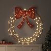 vidaXL Wreath with 150 LEDs Warm white 121 x 121 x 10 cm PET
