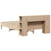vidaXL Bookcase Bed without Mattress 160x200 cm Solid Wood Pine