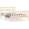 vidaXL Bed Frame without Mattress Small Double Solid Wood Pine
