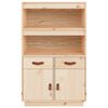 vidaXL Highboard 67x40x108.5 cm Solid Wood Pine