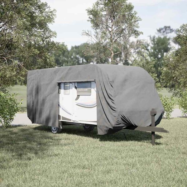 vidaXL Caravan Cover Grey 732x250x220 cm Non-woven Fabric