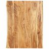 vidaXL Table Top Solid Acacia Wood 80x(50-60)x2,5 cm